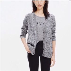 2/15 ✨ Madewell Landscape Black cardigan sweater